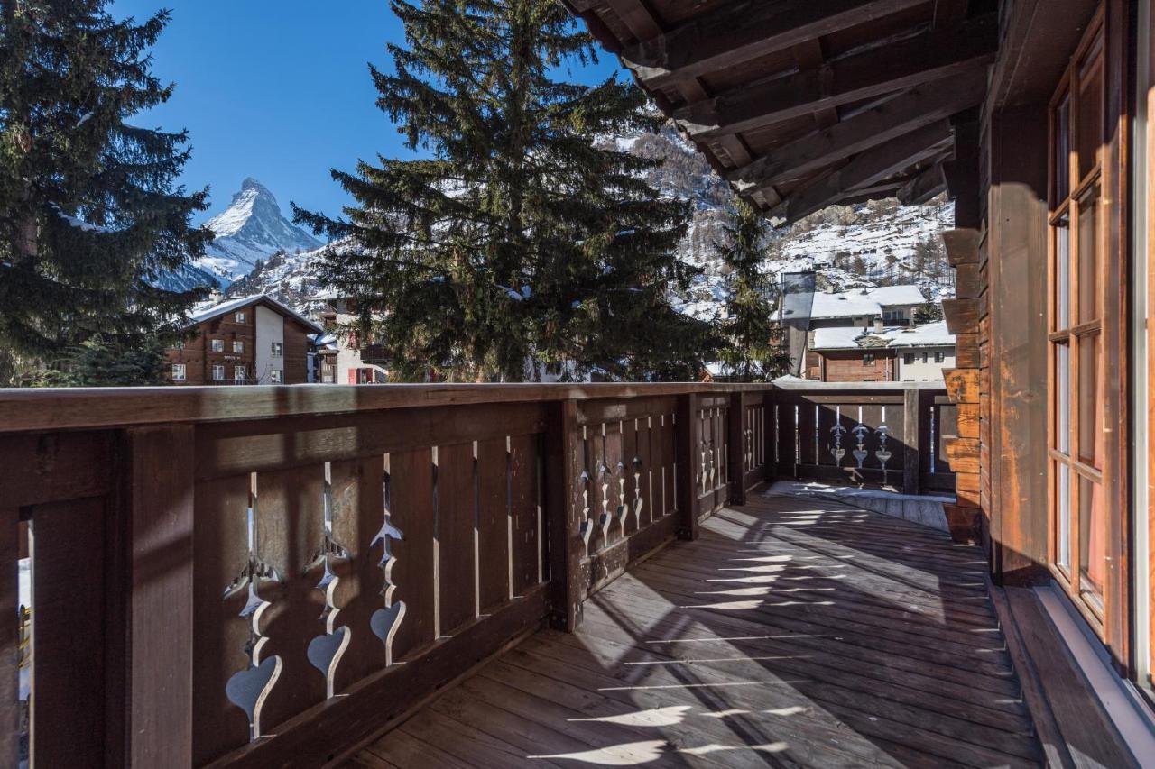 Village Apartment With Matterhorn View Zermatt Eksteriør bilde