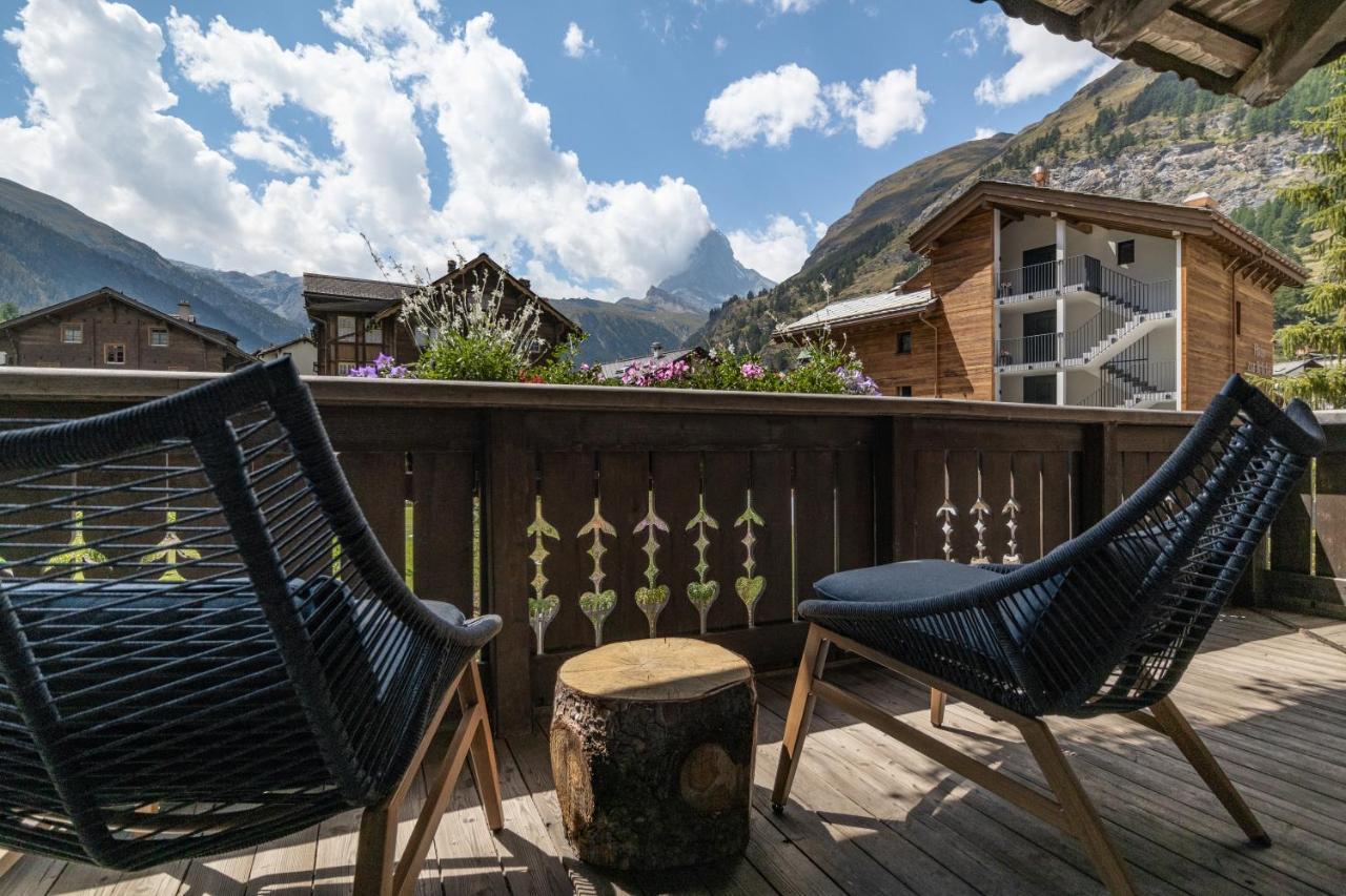 Village Apartment With Matterhorn View Zermatt Eksteriør bilde